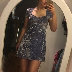 Urban outfitters crushed velvet dress